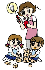 幼稚園の先生ならではのたくさんの作品を期待したい。